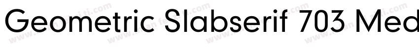 Geometric Slabserif 703 Medium字体转换